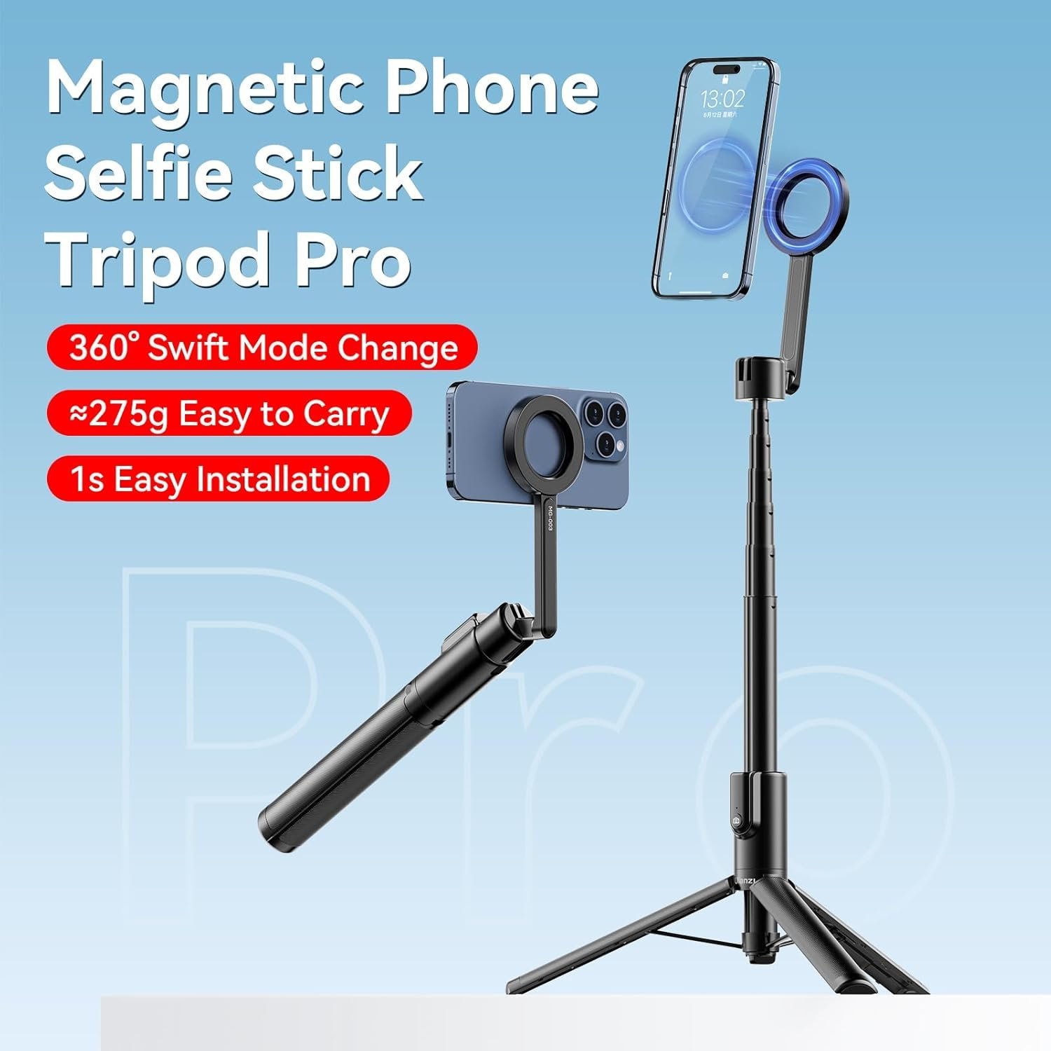 Magnetic Selfie Stick Tripod Pro - Image 7